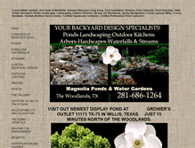 Tablet Screenshot of magnoliaponds.com